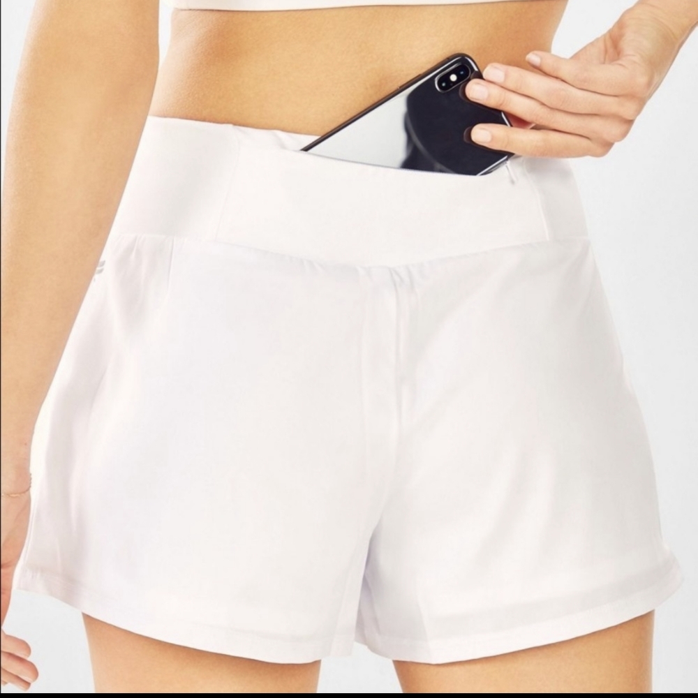 NWT Fabletics White Woven Skirt - Size L (10/12) - Picture 2 of 3